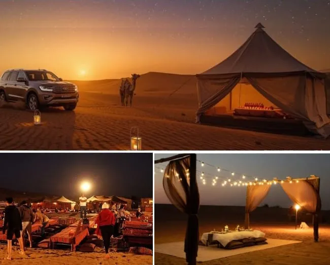 Overnight Desert Safari Camp Dubai